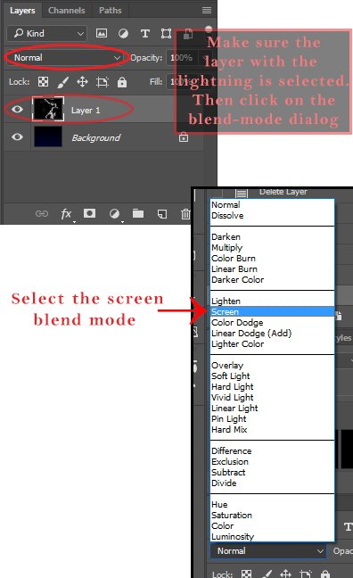 Blend mode change