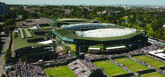 Wimbledon Aerial Shot 2009