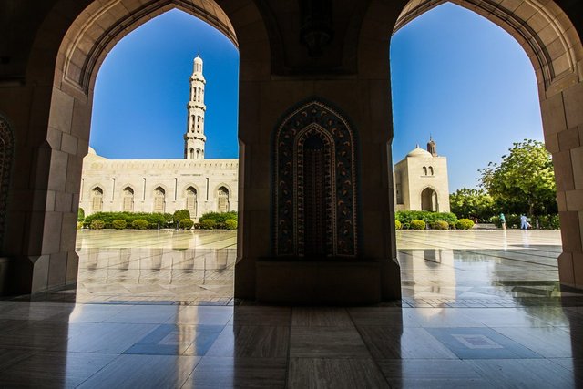 Sultan Qaboos Grand Mosque Muscat Oman