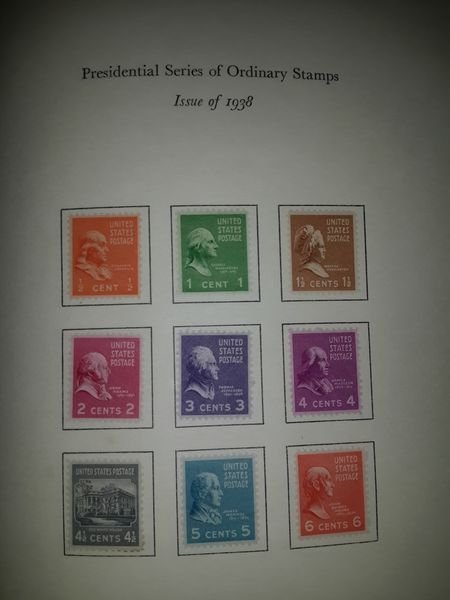 stamps from 1938 pic one