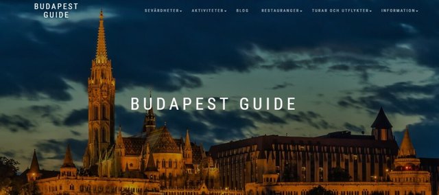 The new design of the Budapest Guide