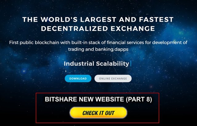 Bitshares Website