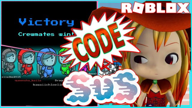 ROBLOX AMONGST US! NEW CODE FOR IN GAME GEMS