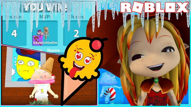 ROBLOX ICEBREAKER! FREEZE! ICE-CREAM HEAD