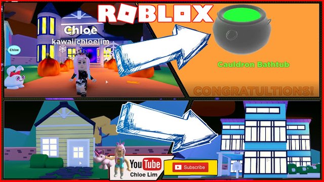 Roblox Gameplay My Droplets Got A Prize From The Haunted Mansion Speed Building My House Steemit - roblox the horror mansion secrets
