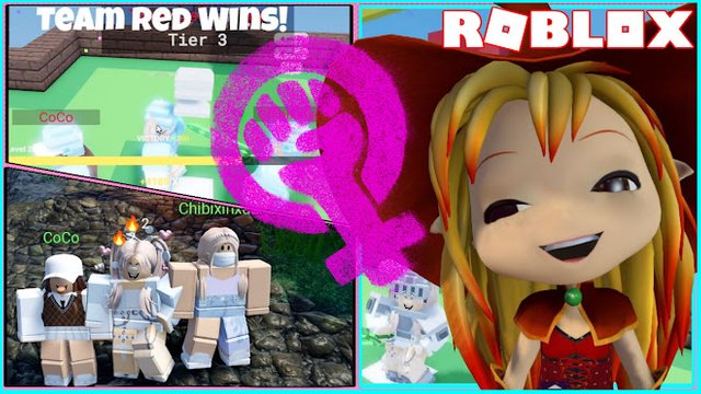 ROBLOX BEDWARS! 3 OF US AGAINST OTHER TEAMS OF 4! GIRL POWER