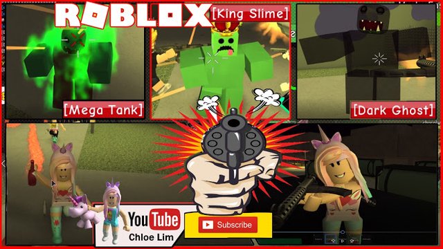 Roblox Gameplay Zombie Attack Killing Zombies With Loads Of