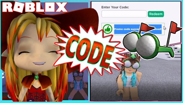 ROBLOX PROMO CODES! CODE FOR FREE GOLF SHADES ROBLOX ITEM