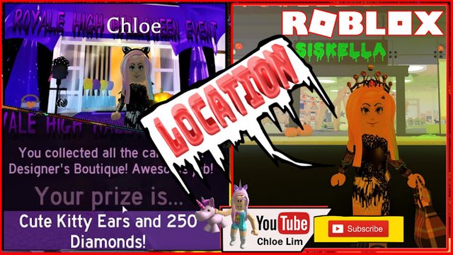 Roblox Gameplay Royale High Halloween Event Siskella S Spooky