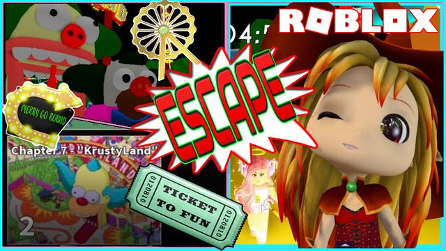 ROBLOX The Piggysons! ESCAPE from NEW Chapter 7 KRUSTYLAND!