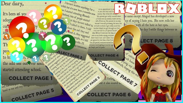 ROBLOX RUMOUR STORY! HALEY'S DIARY PAGES and GETTING ENDING 1