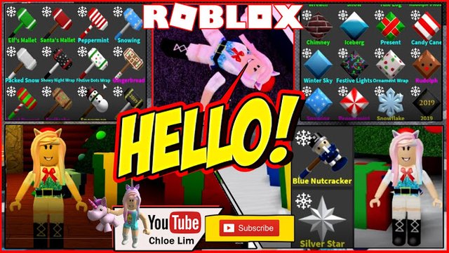 Roblox Flee the Facility Gameplay! Buying the Blue Nutcracker Bundle and Christmas Crates!