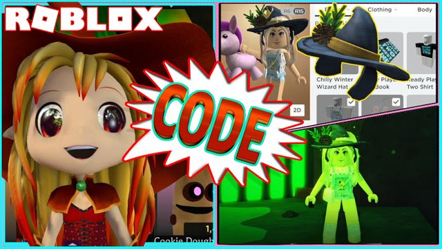 ROBLOX PROMO CODE FOR CHILLY WINTER WIZARD HAT and BANANA EATS CODE