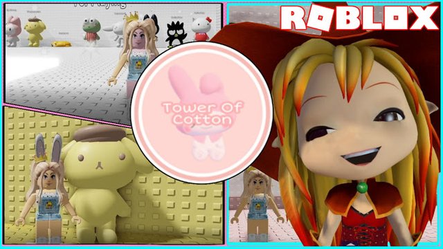 ROBLOX TOWER OF COTTON! CODES! CAN I REACH THE TOP