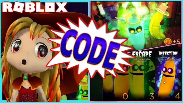ROBLOX BANANA EATS! CODE! TRYING OUT THE NEW INFECTION MODE