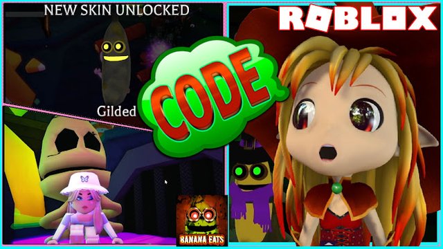 ROBLOX BANANA EATS! CODE AND HALLOWEEN SCAVENGER HUNT