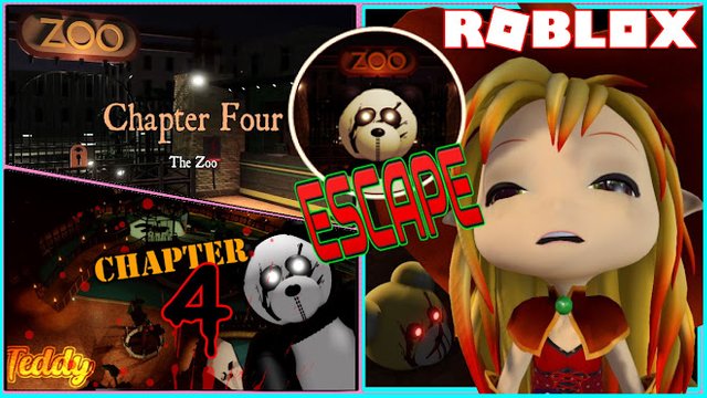 ROBLOX TEDDY! HOW TO ESCAPE THE NEW CHAPTER 4 THE ZOO