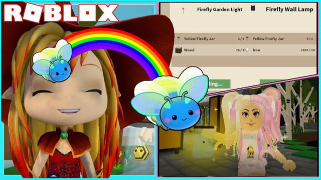 ROBLOX ISLANDS! Catching FIREFLIES and BEES!