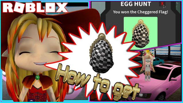 Roblox Ultimate Driving Gameplay! Getting Cheggered Flag Egg [Roblox Egg Hunt 2020]