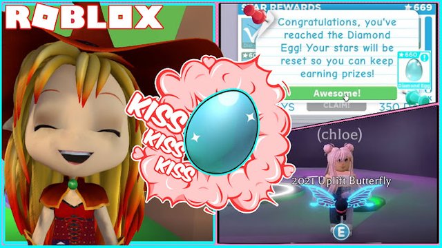 ROBLOX ADOPT ME! HATCHING MY DIAMOND EGG AND MAKING A MEGA NEON BUTTERFLY
