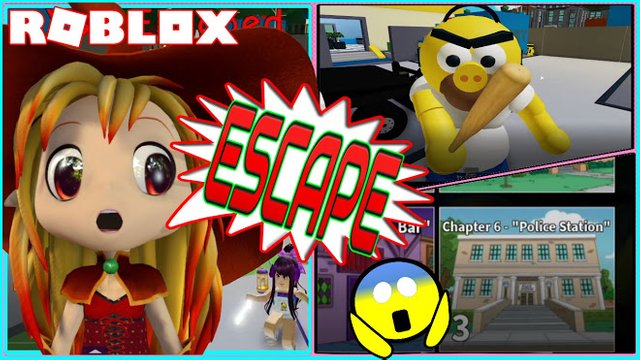Roblox The Piggysons! How we escaped the new CHAPTER 6 Police Station!