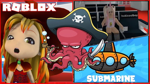 Roblox Submarine Story Gameplay! Infected with Barnacle Virus Sickness!