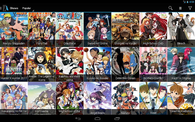 Best android app discount to watch anime