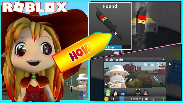 ROBLOX ASSASSIN! HOW TO GET RARE NINJA KNIFE SKIN