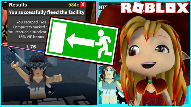 ROBLOX FLEE THE FACILITY! WINNING AS A TEAM TWICE IN A ROW
