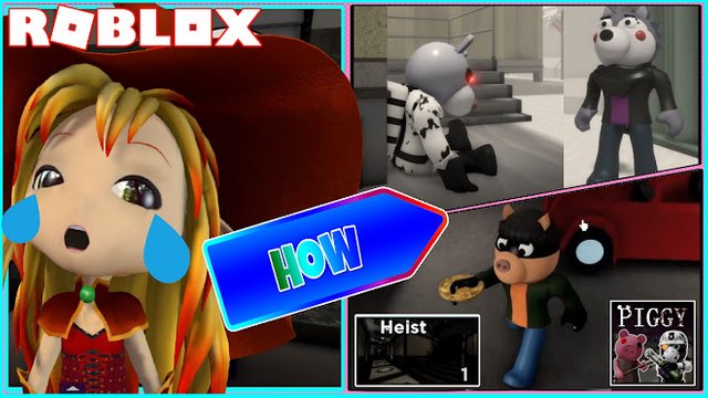 ROBLOX PIGGY HEIST MAP! WE BECAME PONY AND WILLOW TO STEAL A PIE