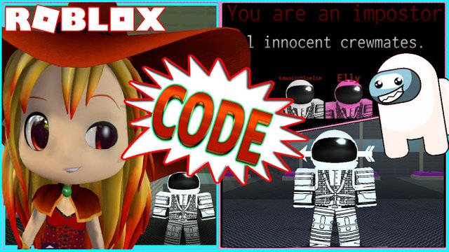 ROBLOX IMPOSTOR! NEW CODE! Winning as the IMPOSTOR