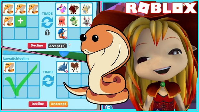 ROBLOX ADOPT ME! WHAT PEOPLE TRADED ME FOR COBRAS