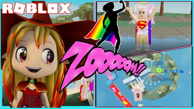 ROBLOX OBBY RUN! I'M RAINBOW GIRL! OBBY RACE TO THE TOP