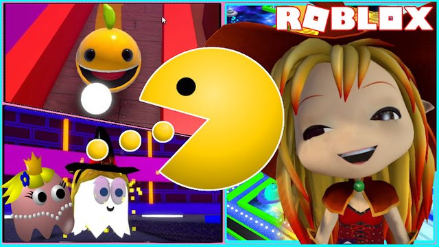 ROBLOX PAC-BLOX! WINNING AS BOTH GHOST AND PACMAN