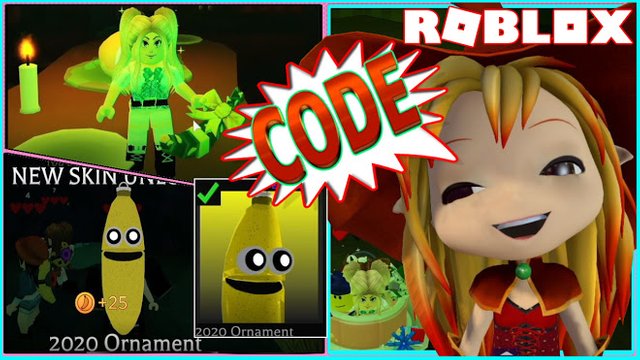 ROBLOX BANANA EATS! CODE and GETTING THE RARE PRESENTS