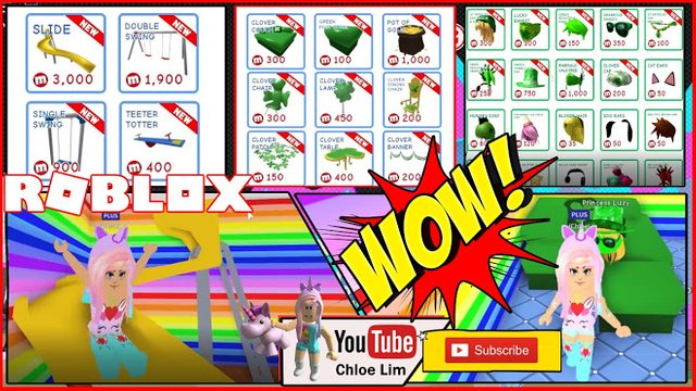 Roblox Gameplay Meepcity Wow New St Patrick S Day Stuff And