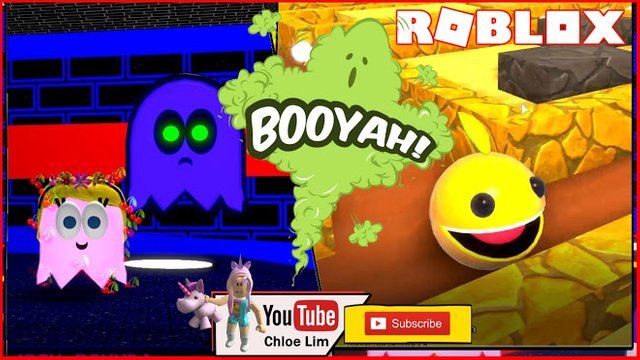 Roblox Pac-Blox Gameplay! Pac Man in Roblox! I want to be Packy the Orange!