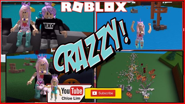 Roblox Gameplay Build A Boat For Treasure Crazy Fun Boats With
