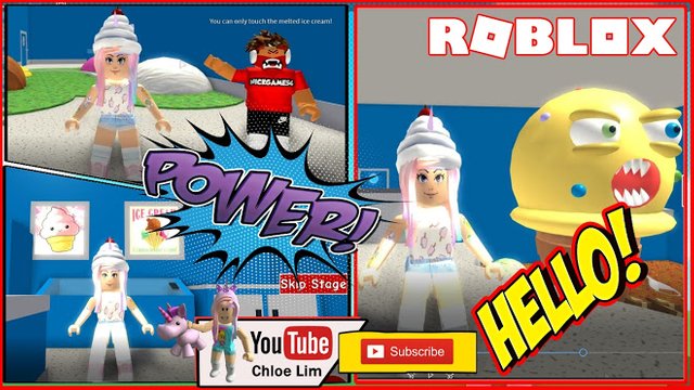 Roblox Gameplay Escape The Ice Cream Shop Obby Eating Lots Of