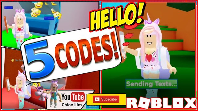 Roblox Gameplay Texting Simulator 5 Working Codes Showing A