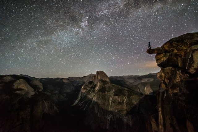 Celestial Yosemite Glacier Point Man