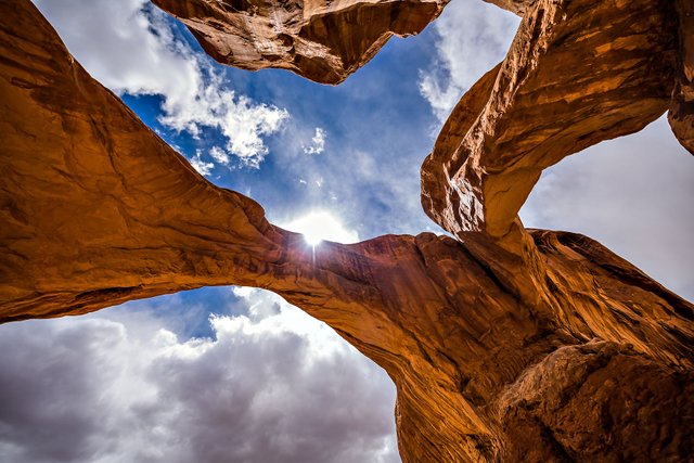 Double Arch Moab Utah