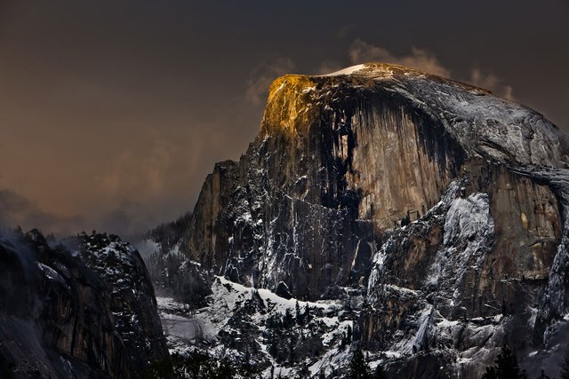 Half Dome Kiss of Light