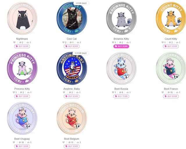 CryptoKitties Kitty.kred