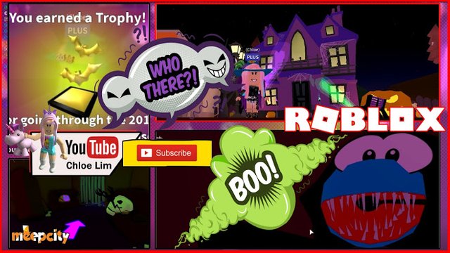 Roblox Gameplay Meepcity Haunted House Glitch Into The House S