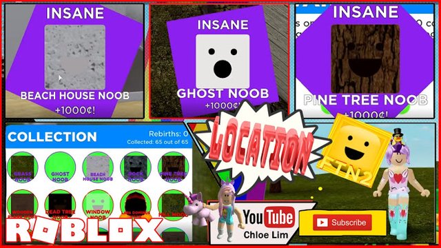 Roblox Gameplay Find The Noobs 2 Location Of All 65 Noobs