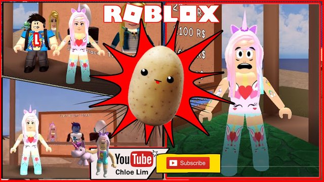 Roblox Gameplay Potato Panic Lots Of Oof Potatoes And Palm