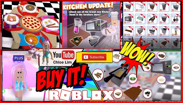 Roblox Gameplay Meepcity Kitchen Buying New Kitchen Gadgets Decorating Cooking And Eating Steemit