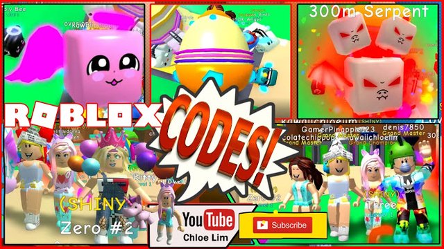 Roblox Bubblegum Simulator Codes 2019