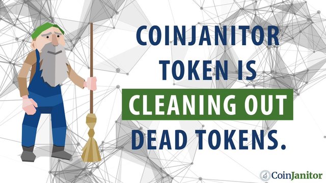 CoinJanitor, Cleaning Cryptocurrency Markets, Dead Coins, Useless Tokens, ERC20 ICO, Ethereum Project, Failed Blockchain Projects, Marc Kenigsberg, CoinJanitor Bounty Program